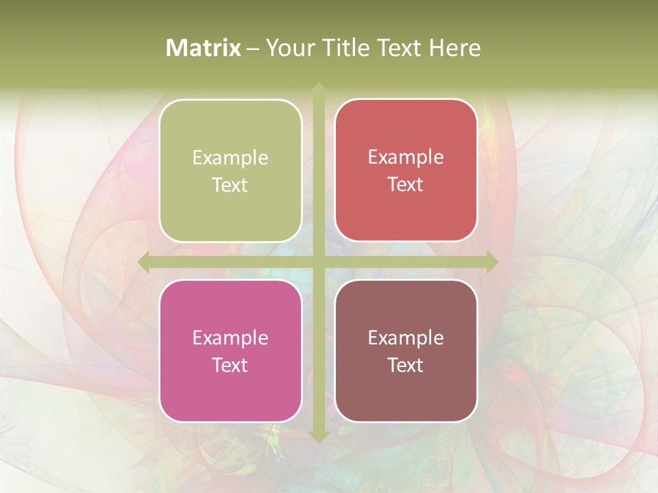 Creativity Swirl Energy PowerPoint Template