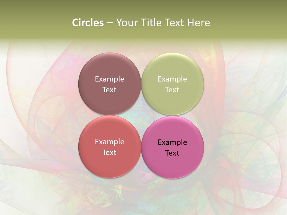 Creativity Swirl Energy PowerPoint Template