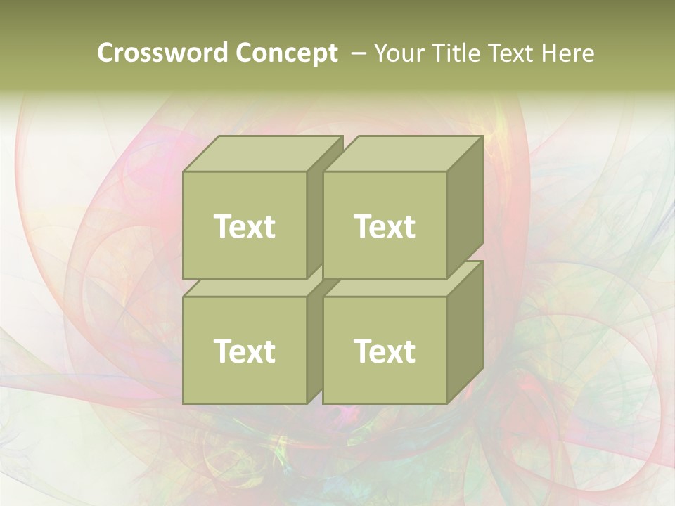 Creativity Swirl Energy PowerPoint Template