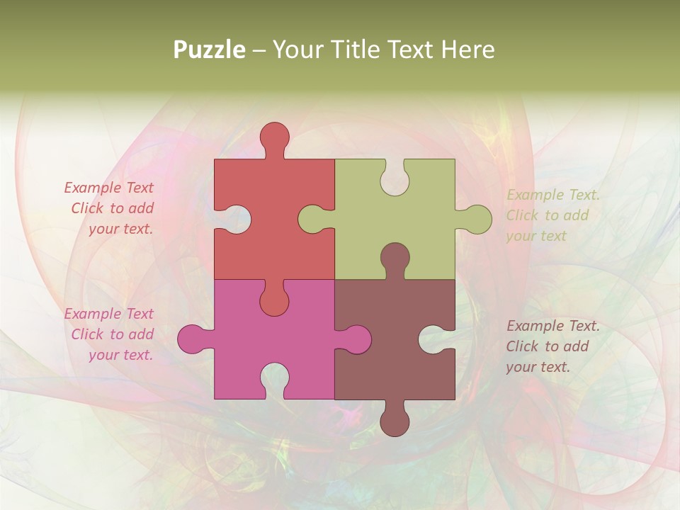 Creativity Swirl Energy PowerPoint Template