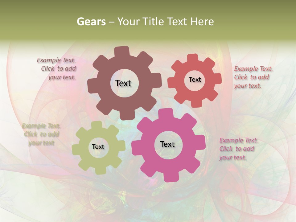 Creativity Swirl Energy PowerPoint Template