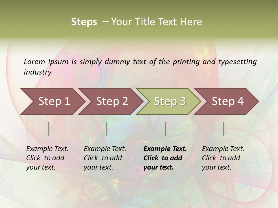 Creativity Swirl Energy PowerPoint Template