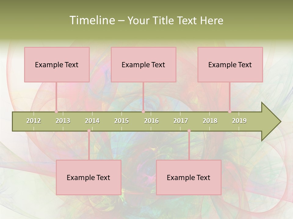 Creativity Swirl Energy PowerPoint Template