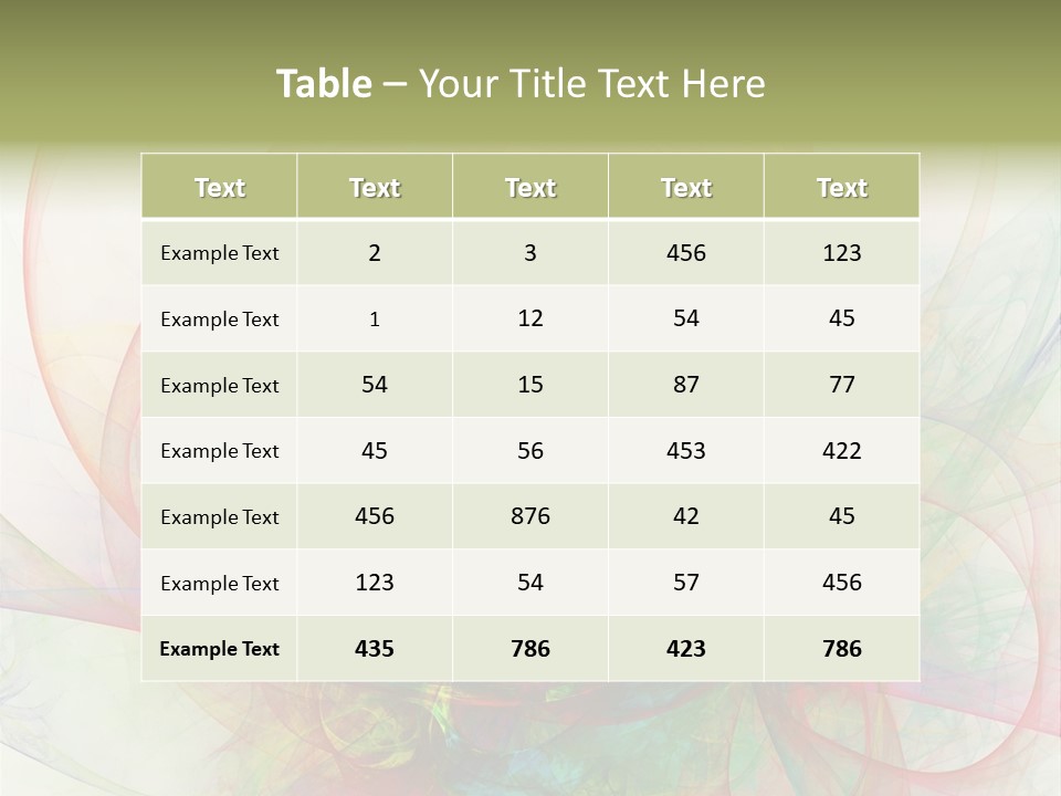 Creativity Swirl Energy PowerPoint Template