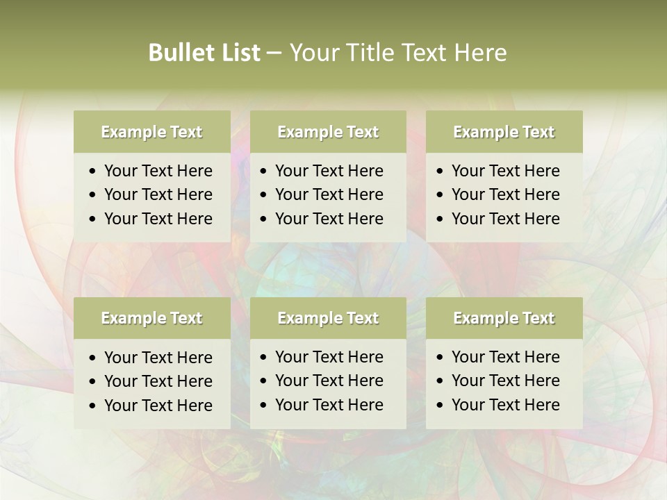 Creativity Swirl Energy PowerPoint Template