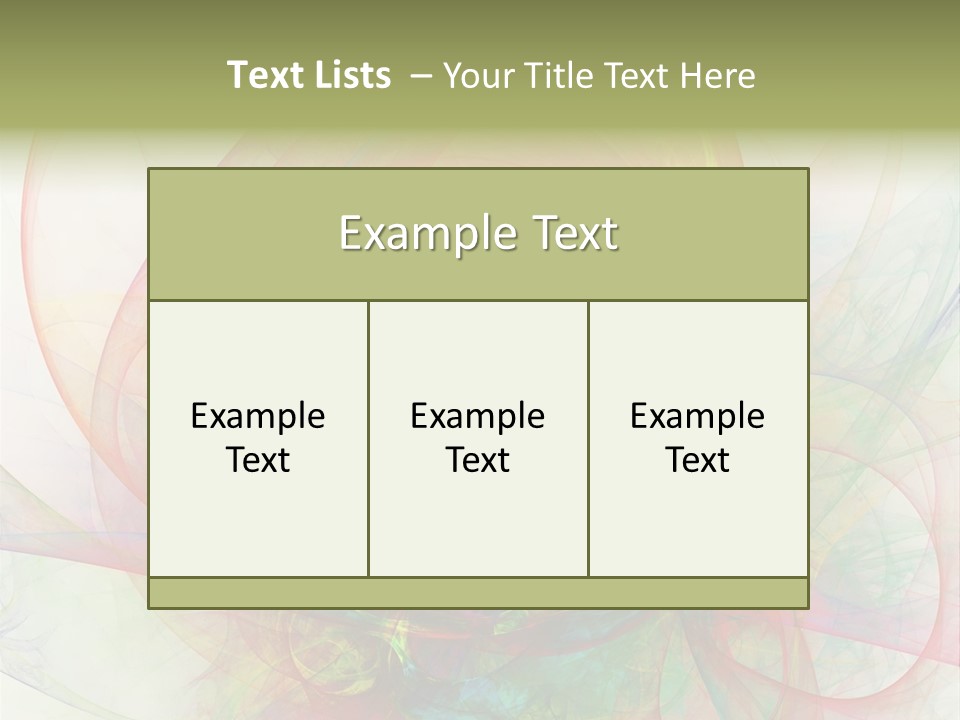 Creativity Swirl Energy PowerPoint Template