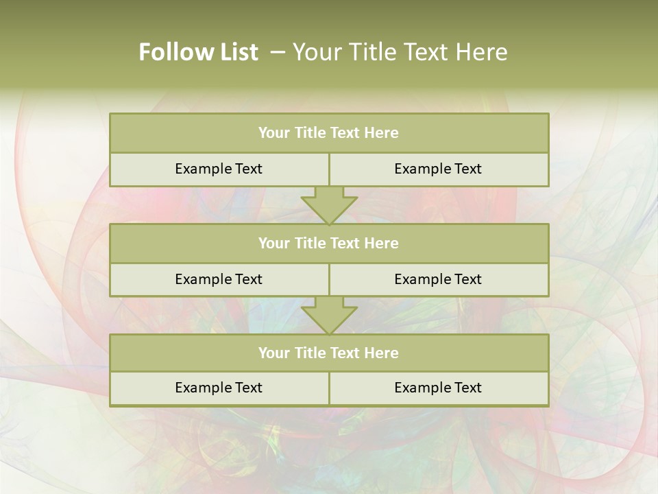 Creativity Swirl Energy PowerPoint Template
