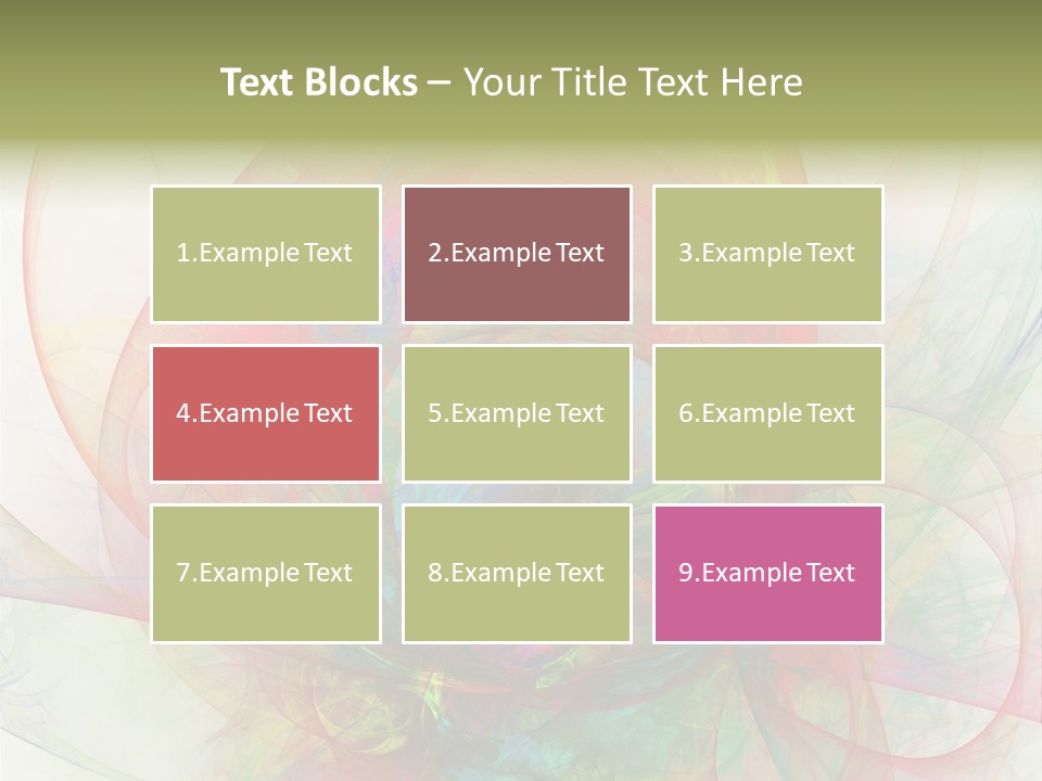 Creativity Swirl Energy PowerPoint Template