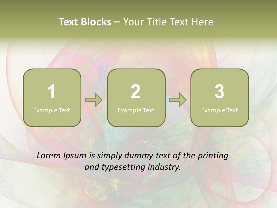 Creativity Swirl Energy PowerPoint Template