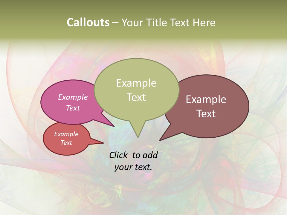 Creativity Swirl Energy PowerPoint Template