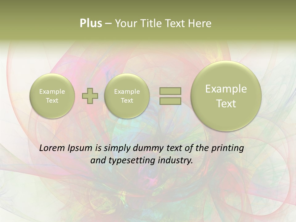 Creativity Swirl Energy PowerPoint Template