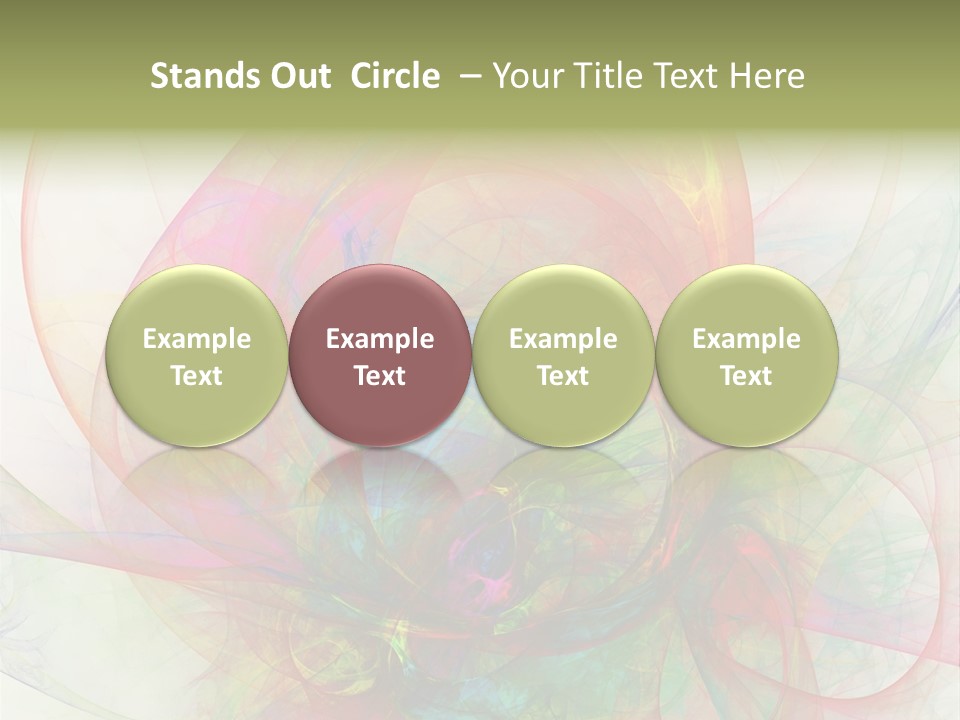 Creativity Swirl Energy PowerPoint Template