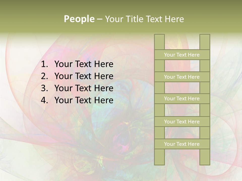Creativity Swirl Energy PowerPoint Template