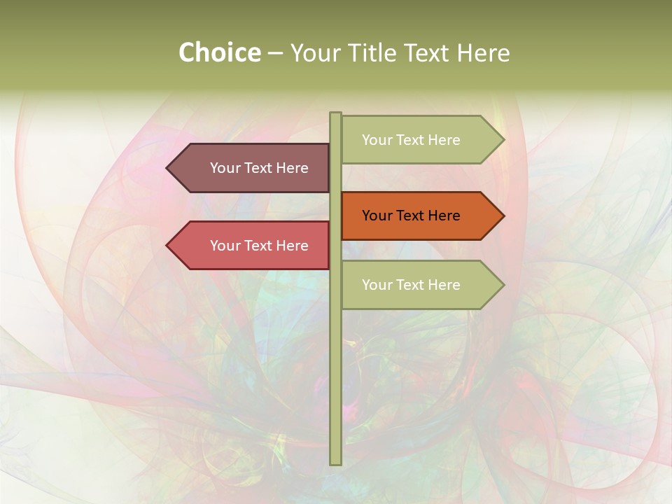 Creativity Swirl Energy PowerPoint Template