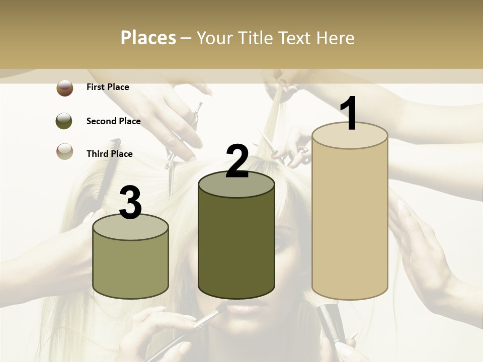 Head Color Feminine PowerPoint Template