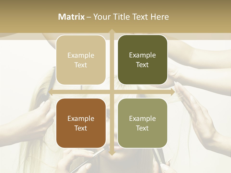 Head Color Feminine PowerPoint Template