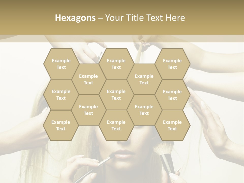 Head Color Feminine PowerPoint Template