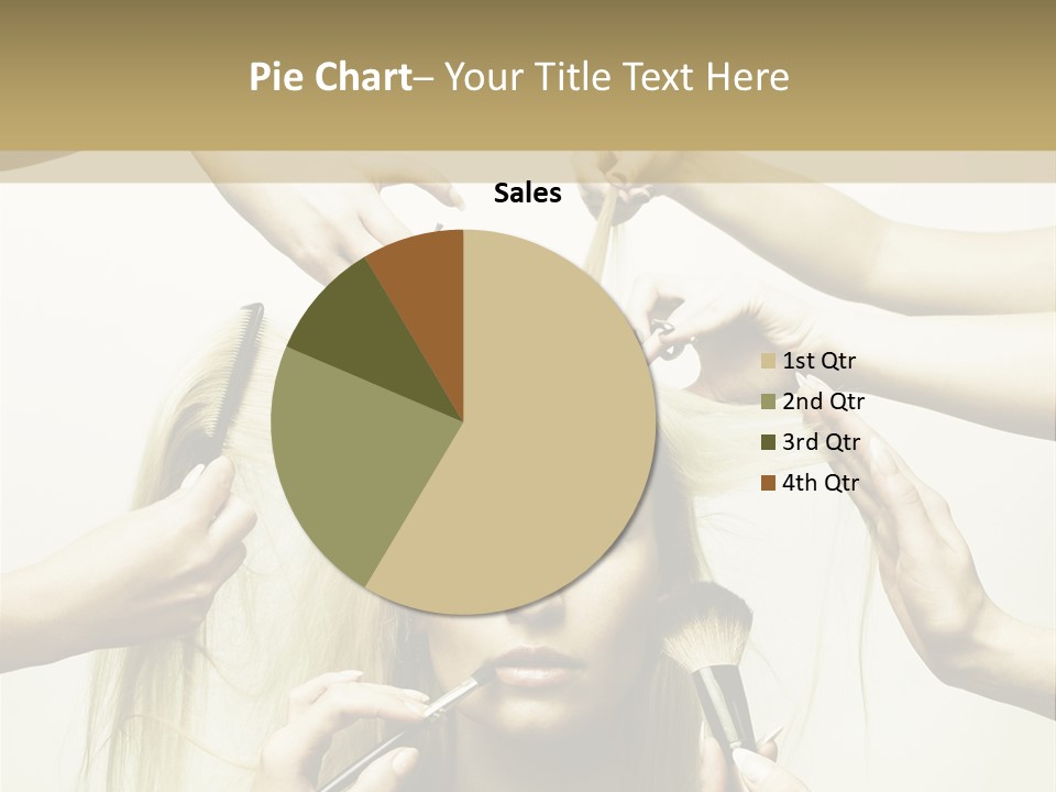 Head Color Feminine PowerPoint Template