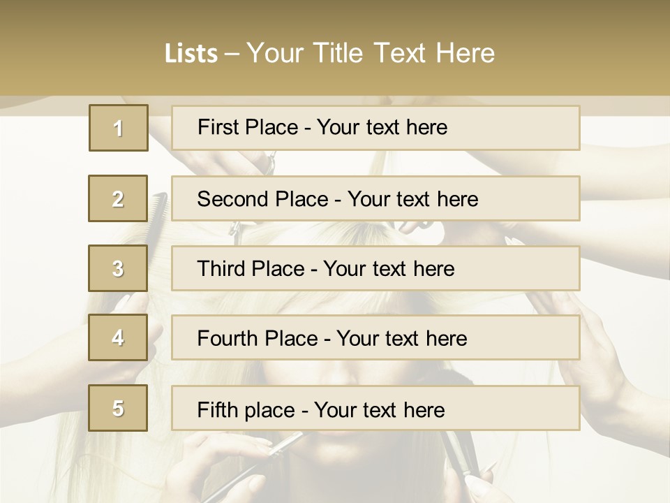 Head Color Feminine PowerPoint Template