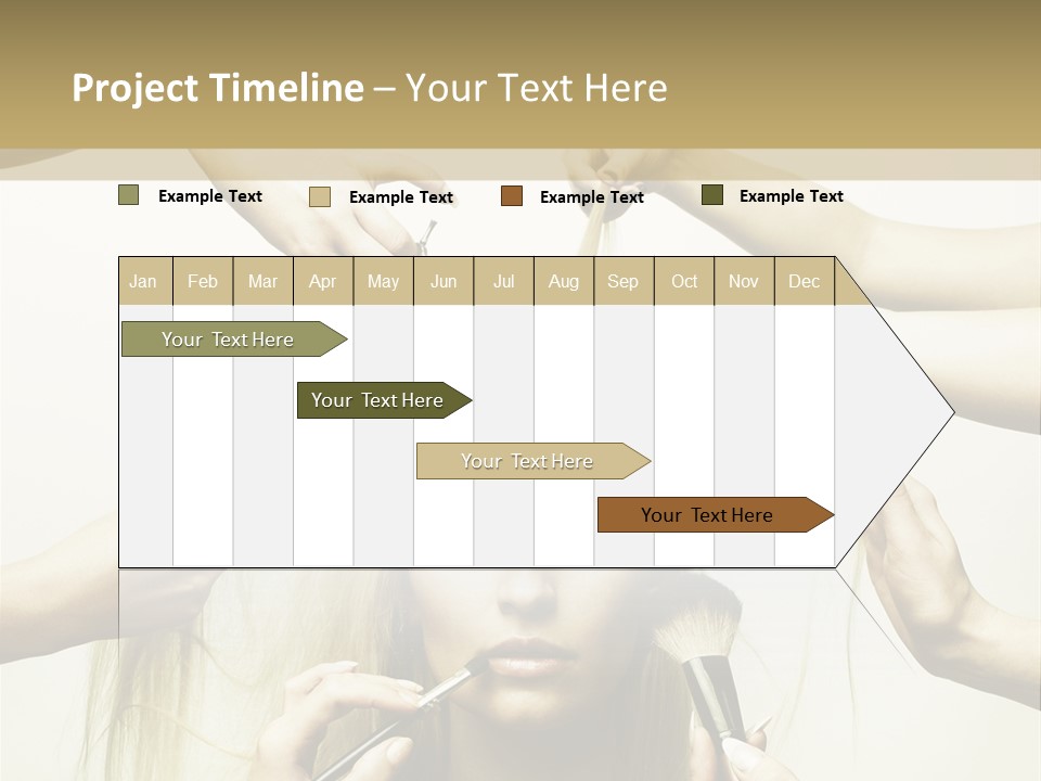 Head Color Feminine PowerPoint Template