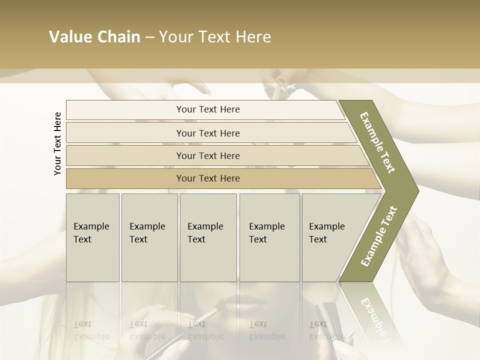 Head Color Feminine PowerPoint Template