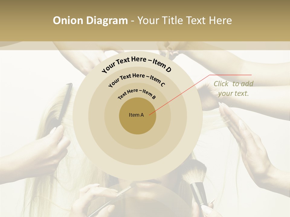 Head Color Feminine PowerPoint Template