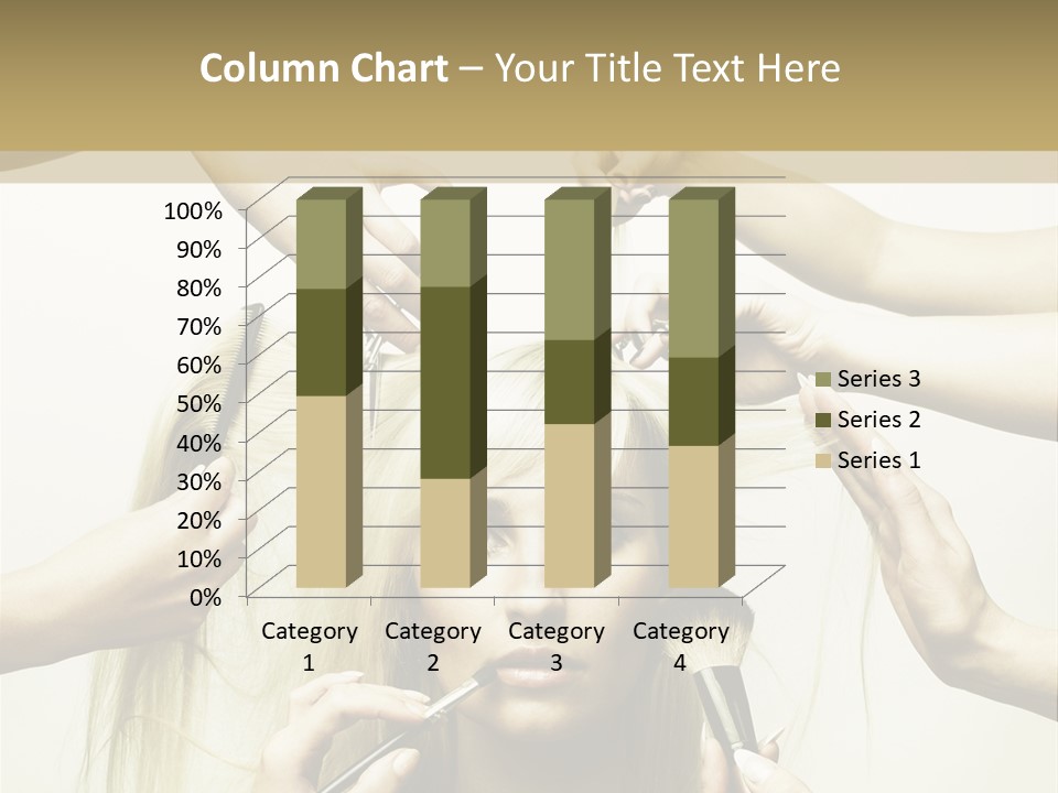 Head Color Feminine PowerPoint Template