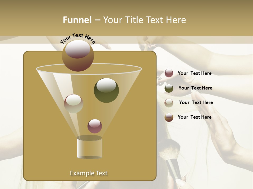 Head Color Feminine PowerPoint Template