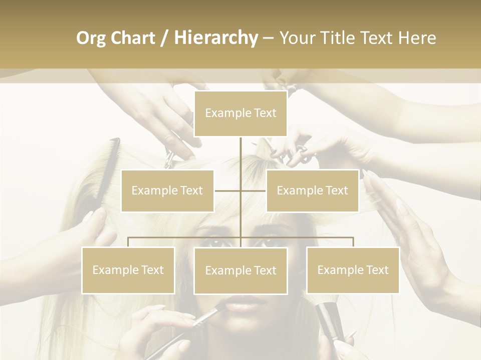 Head Color Feminine PowerPoint Template