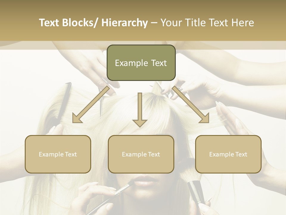 Head Color Feminine PowerPoint Template