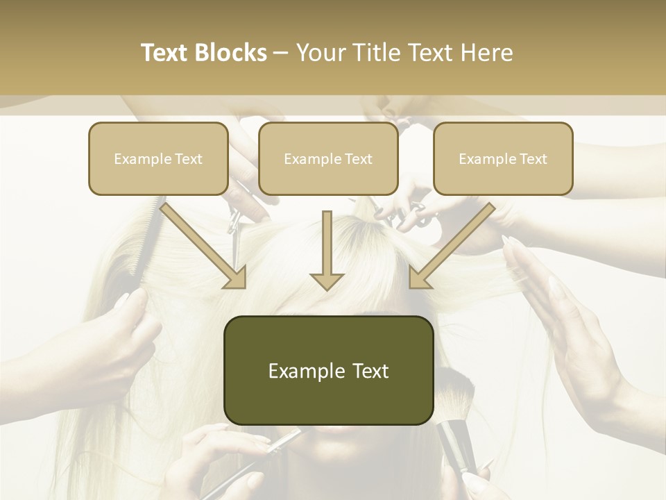 Head Color Feminine PowerPoint Template