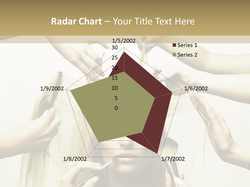 Head Color Feminine PowerPoint Template