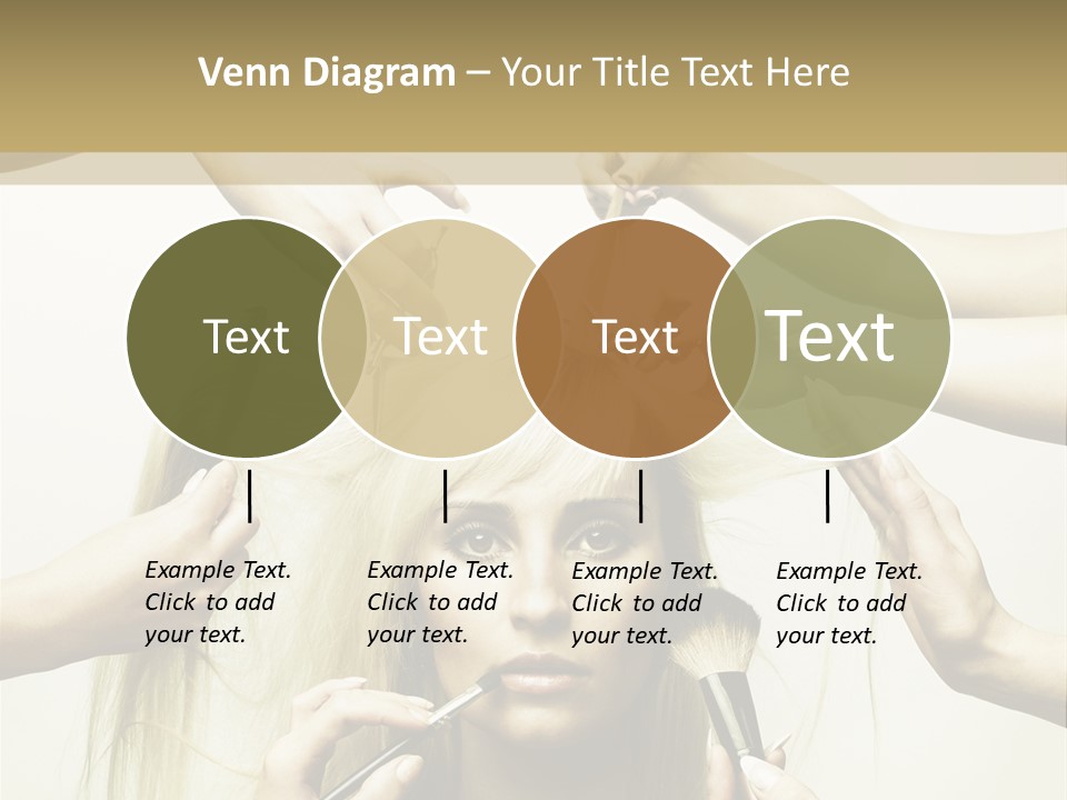 Head Color Feminine PowerPoint Template