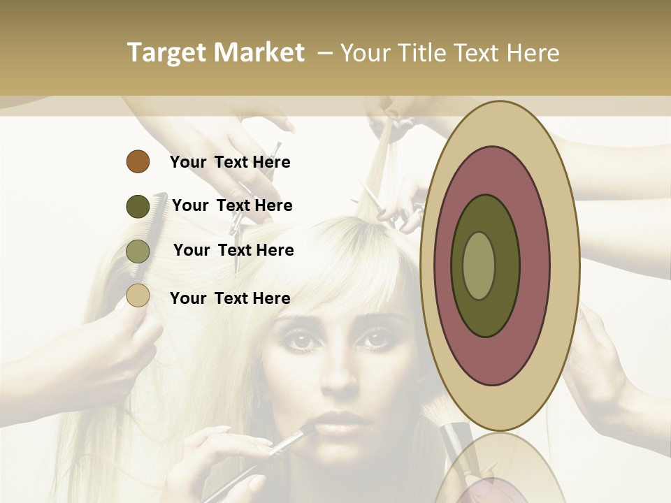 Head Color Feminine PowerPoint Template