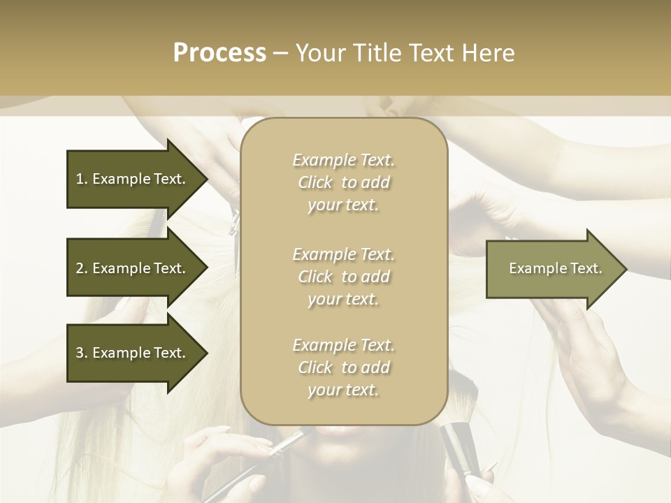 Head Color Feminine PowerPoint Template