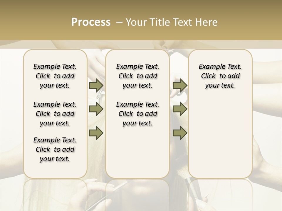 Head Color Feminine PowerPoint Template