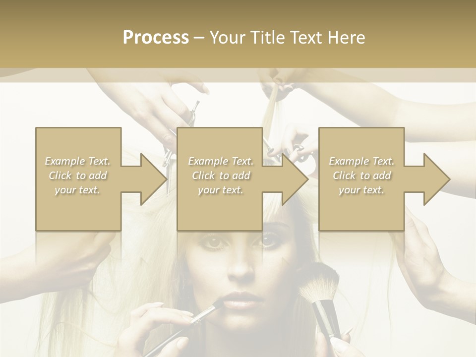 Head Color Feminine PowerPoint Template