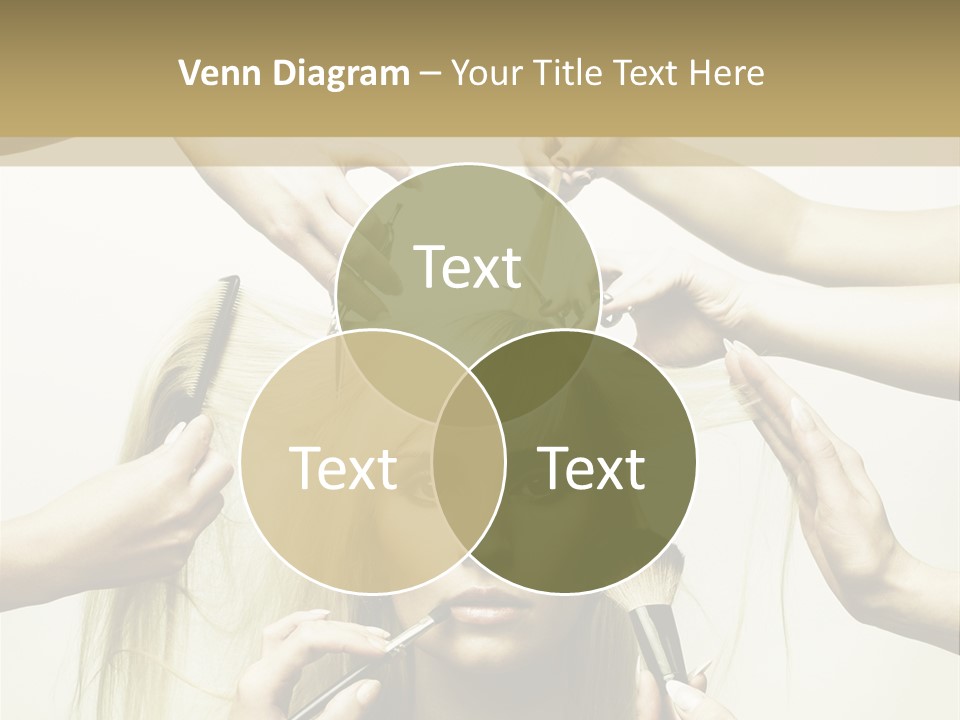 Head Color Feminine PowerPoint Template