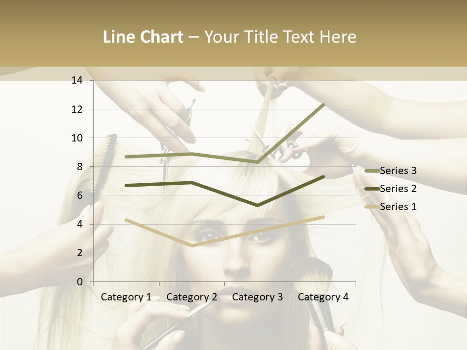 Head Color Feminine PowerPoint Template