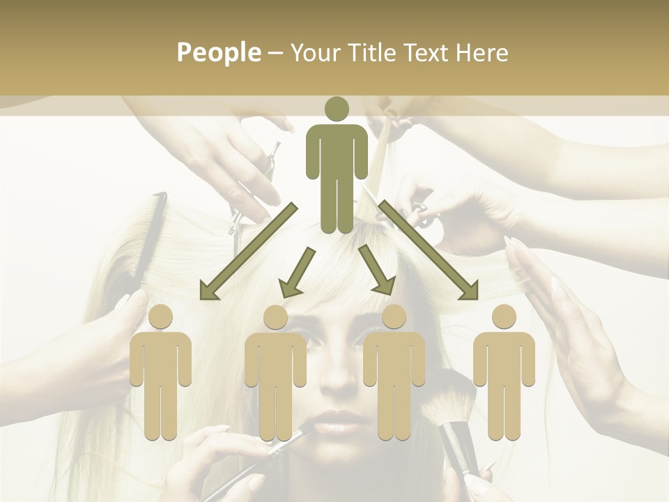 Head Color Feminine PowerPoint Template