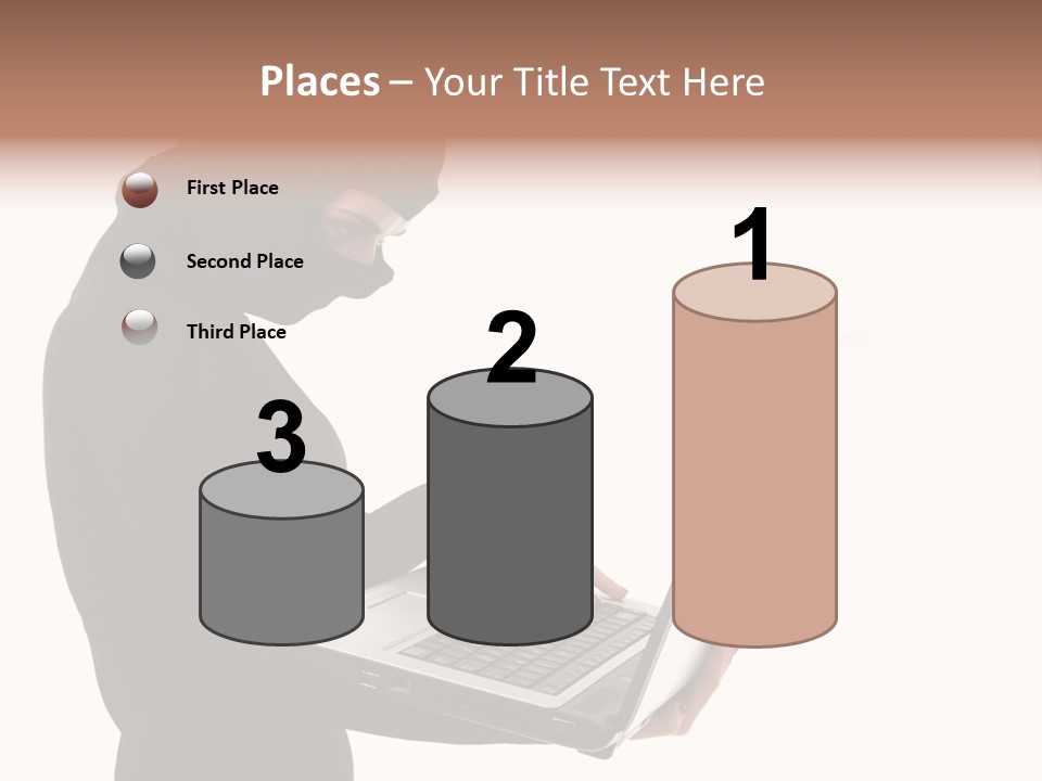 Burglar Female Disguise PowerPoint Template