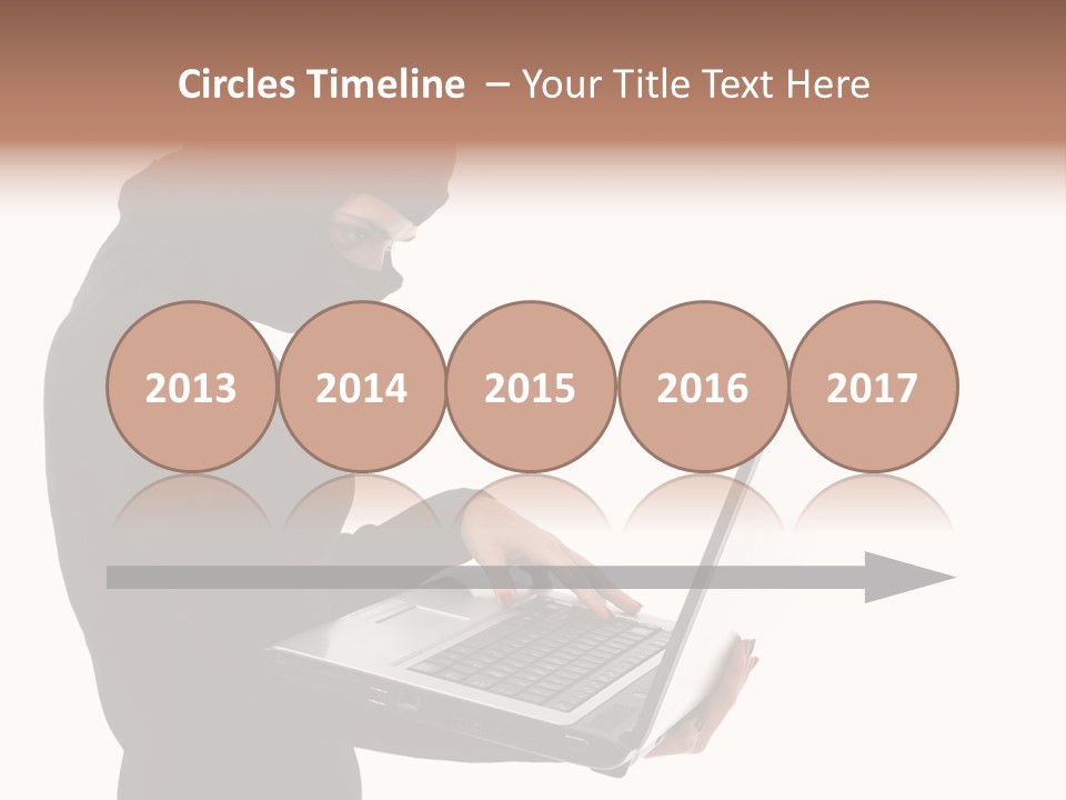 Burglar Female Disguise PowerPoint Template