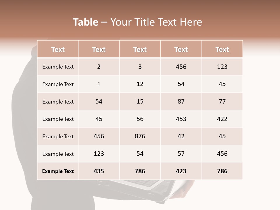 Burglar Female Disguise PowerPoint Template
