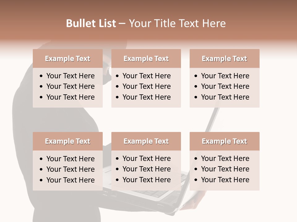 Burglar Female Disguise PowerPoint Template