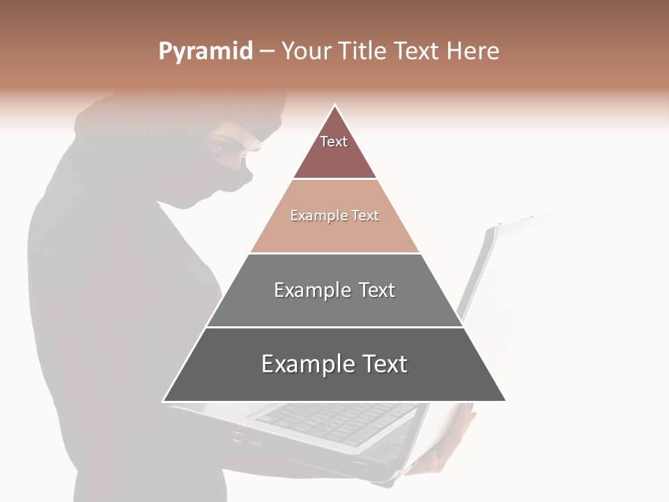 Burglar Female Disguise PowerPoint Template