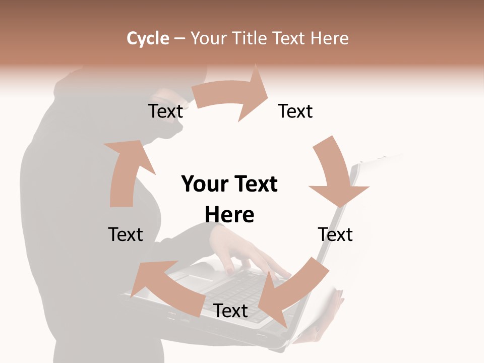 Burglar Female Disguise PowerPoint Template