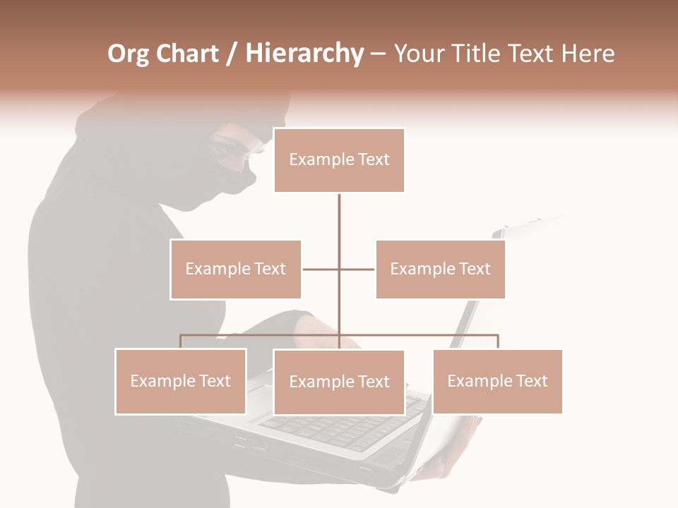 Burglar Female Disguise PowerPoint Template