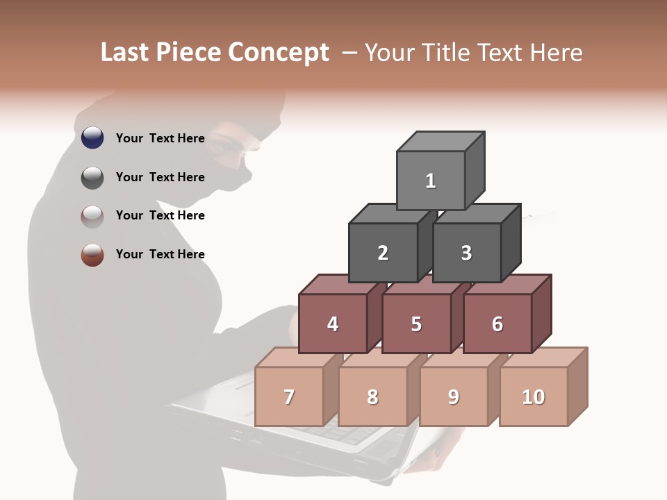 Burglar Female Disguise PowerPoint Template