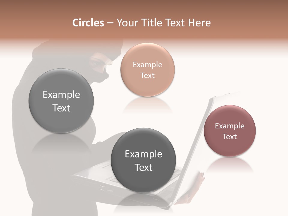 Burglar Female Disguise PowerPoint Template