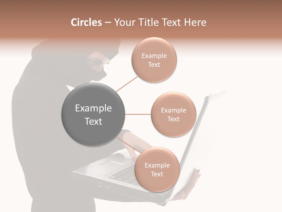 Burglar Female Disguise PowerPoint Template